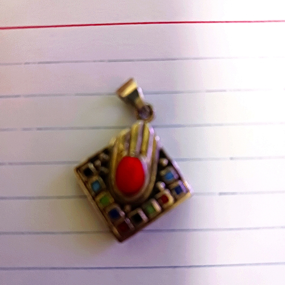 A unique vintage southwestern pendant